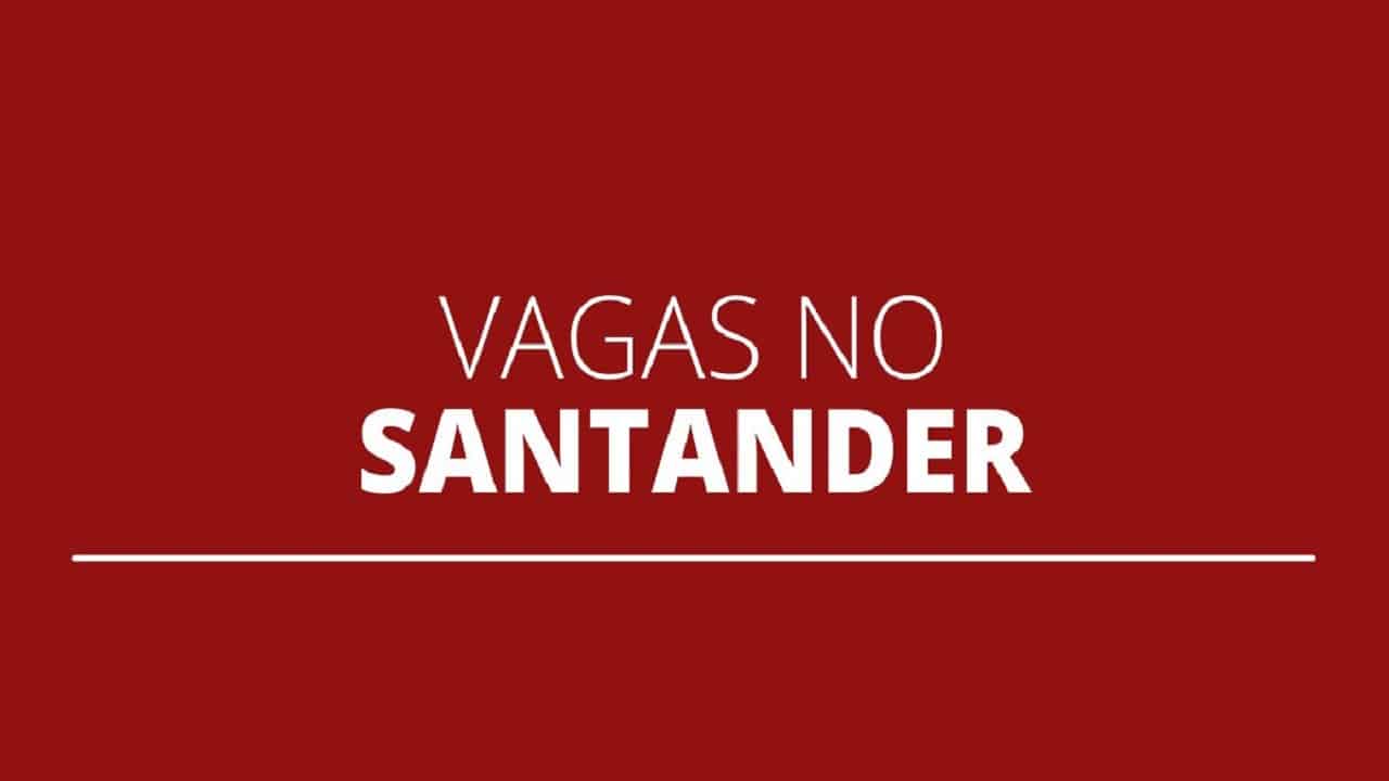 Vagas no Santander